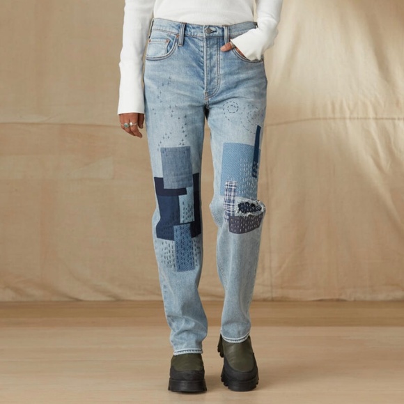 Patchwork Jeans / Sundance Catalog / Avalee Jeans - Size 25 - Picture 2 of 11